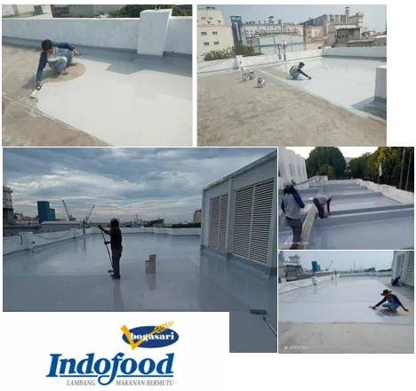 Polyurethane Waterproofing at Bogasari Plant - Jakarta